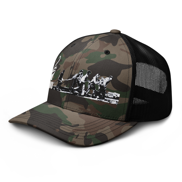 Camouflage ILWU Solidarity Trucker Hat