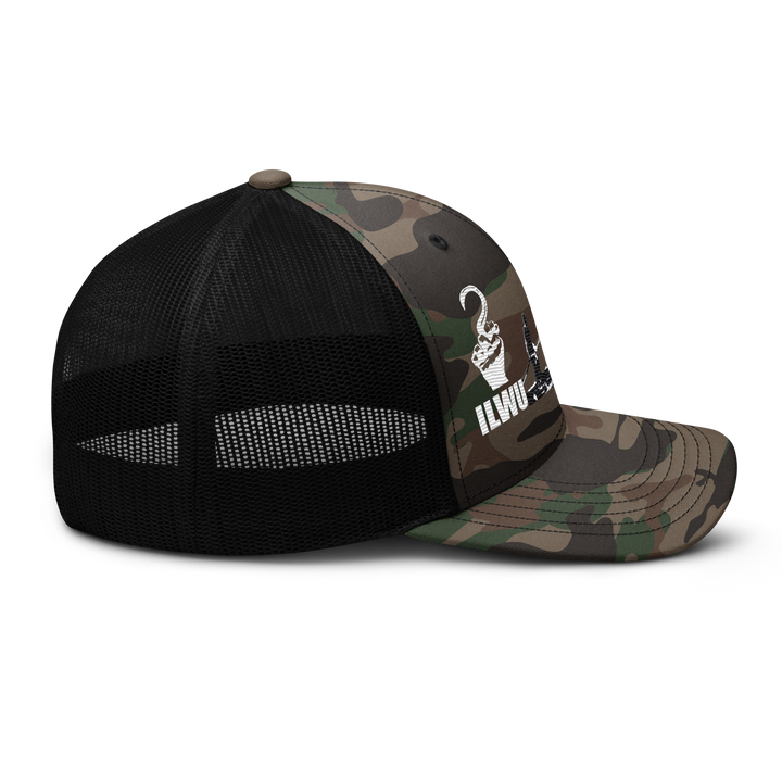 Camouflage ILWU Solidarity Trucker Hat