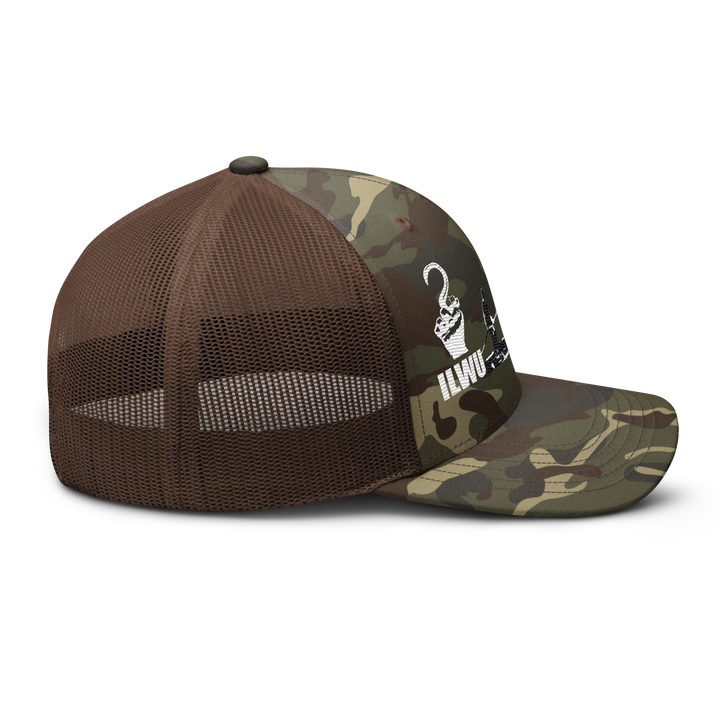 Camouflage ILWU Solidarity Trucker Hat