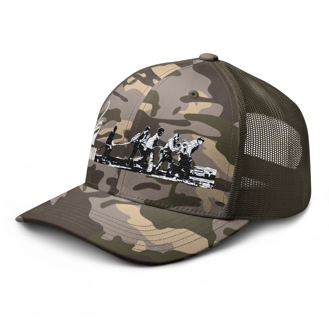 Camouflage ILWU Solidarity Trucker Hat