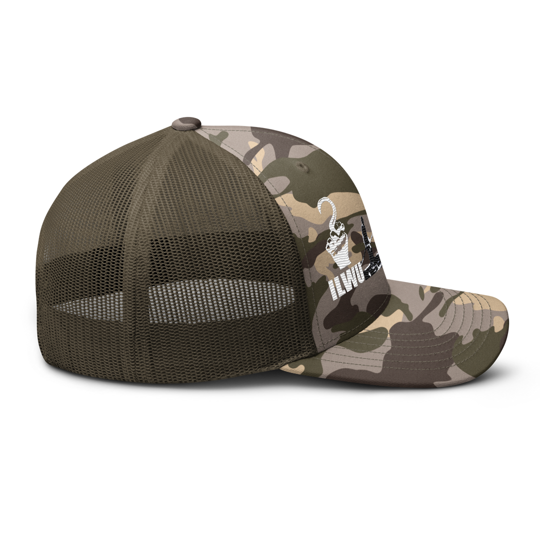 Camouflage ILWU Solidarity Trucker Hat