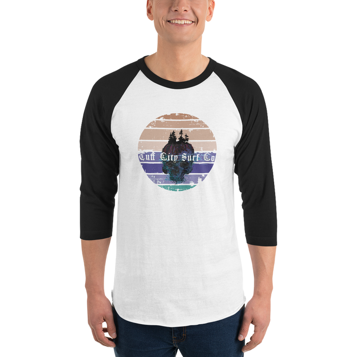 Tuff City Surf Island 3/4 sleeve shirt