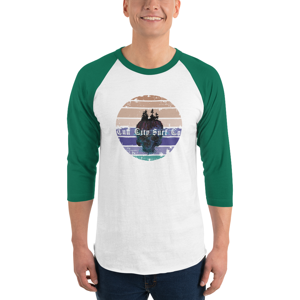 Tuff City Surf Island 3/4 sleeve shirt