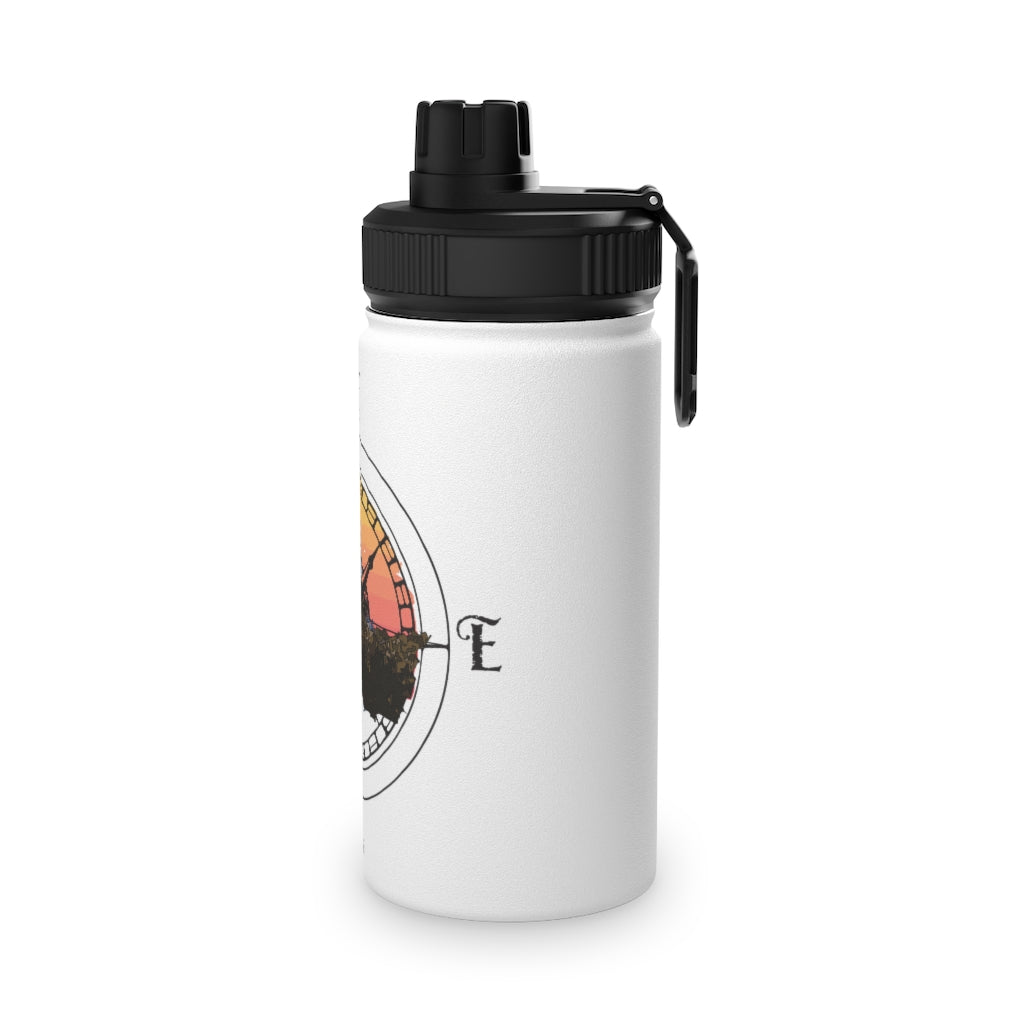 Ukee Light House - Stainless Steel Water Bottle, Sports Lid