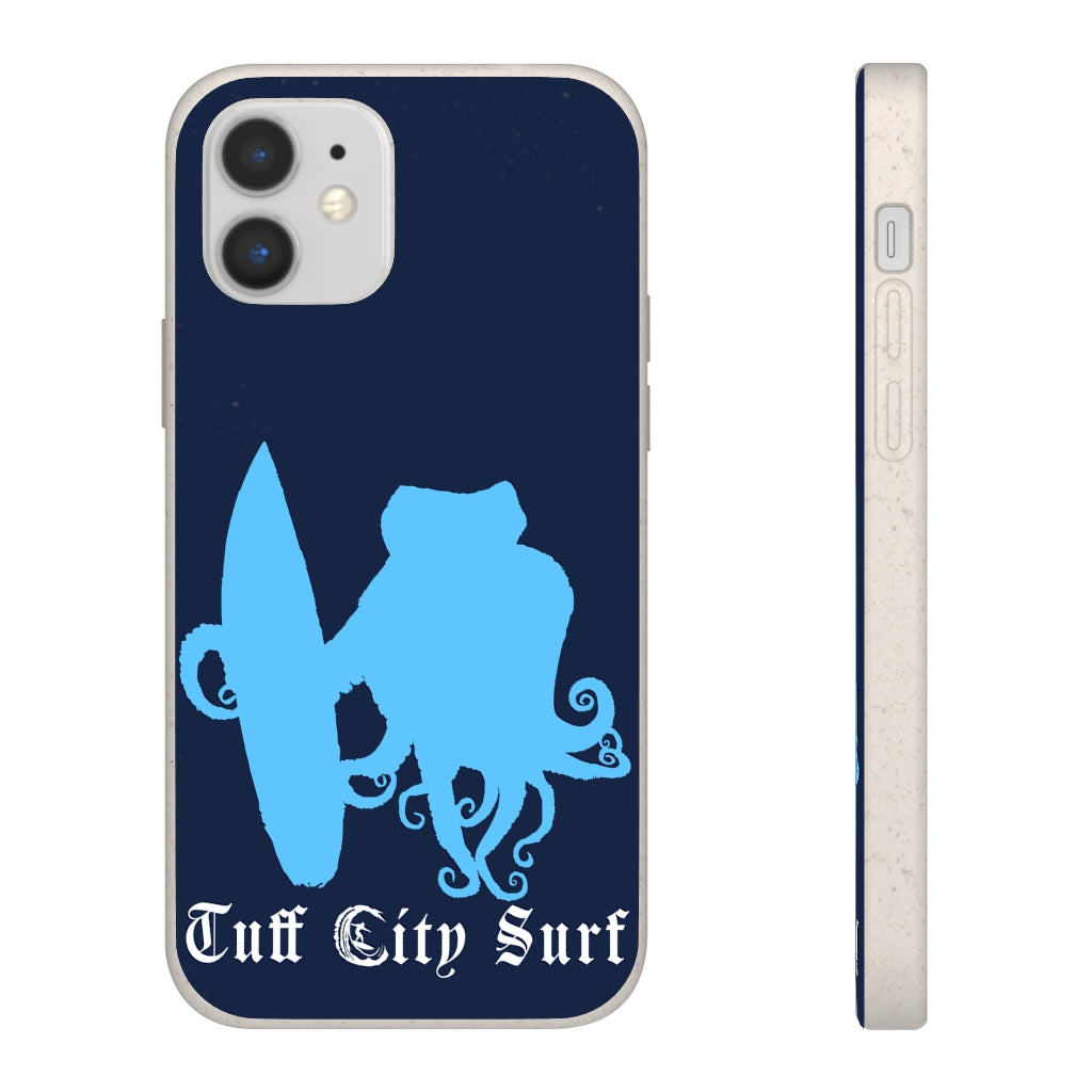 Tuff City Surf Octopus biodegradable phone case