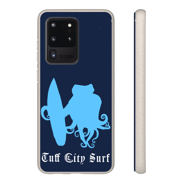 Tuff City Surf Octopus biodegradable phone case