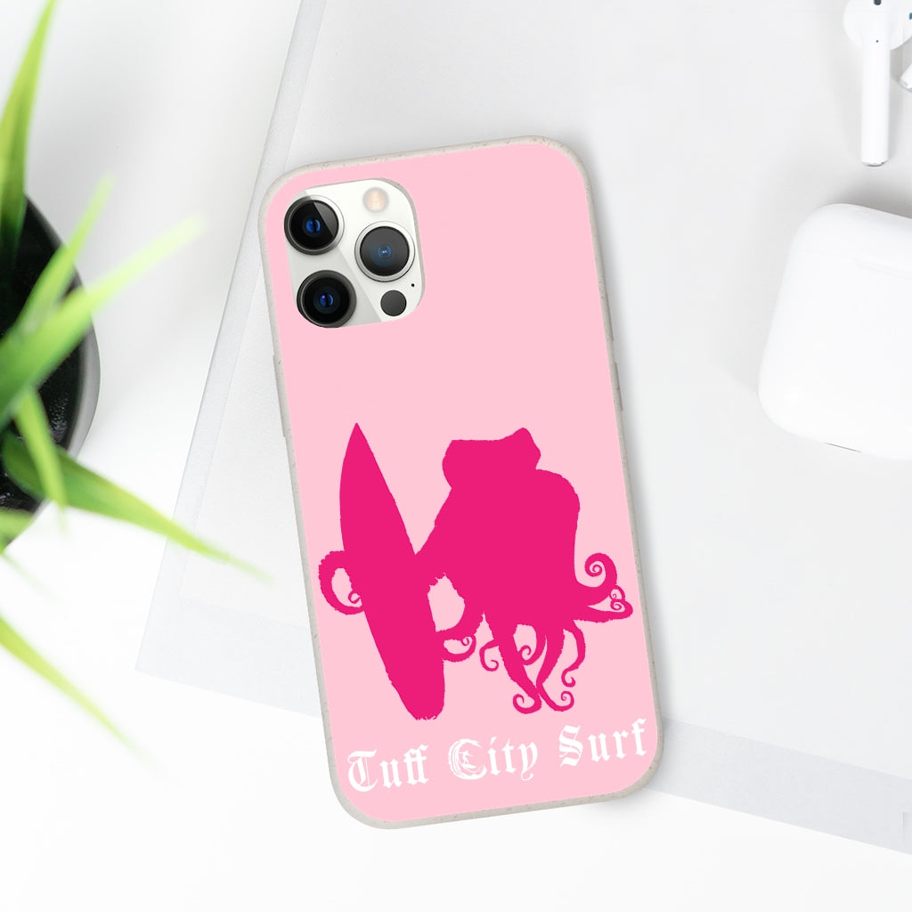 Pink Tuff City Surf Biodegradable Case