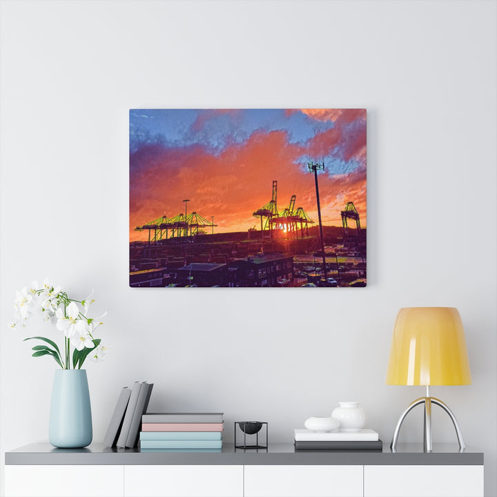 Dp Sunset Canvas Print