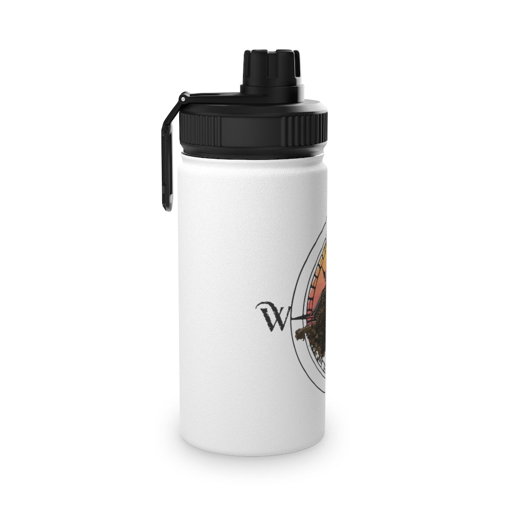 Ukee Light House - Stainless Steel Water Bottle, Sports Lid