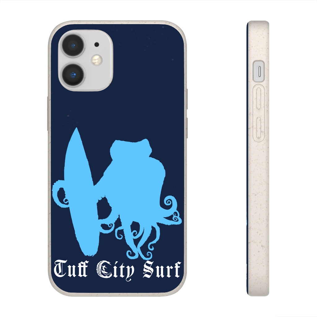 Tuff City Surf Octopus biodegradable phone case