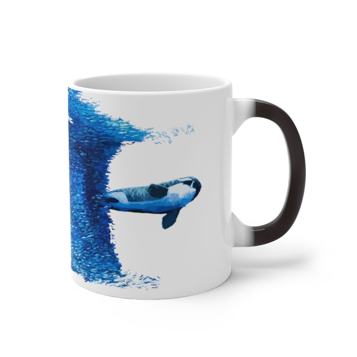 Orcas Last Meal color Changing Mug