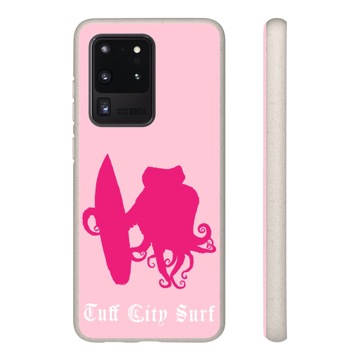 Pink Tuff City Surf Biodegradable Case