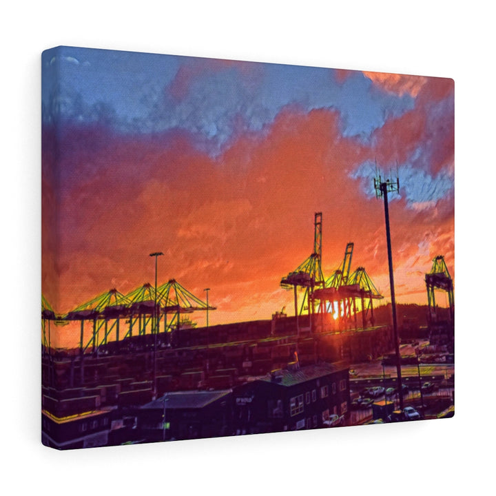 Dp Sunset Canvas Print