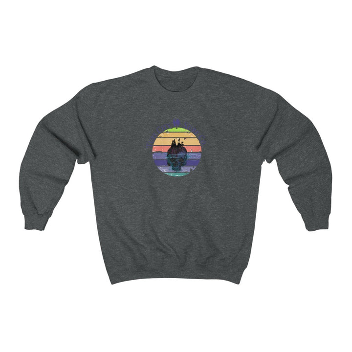 Tuff City Surf Middle Beach Crewneck Sweatshirt