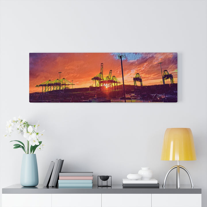 Dp Sunset Canvas Print