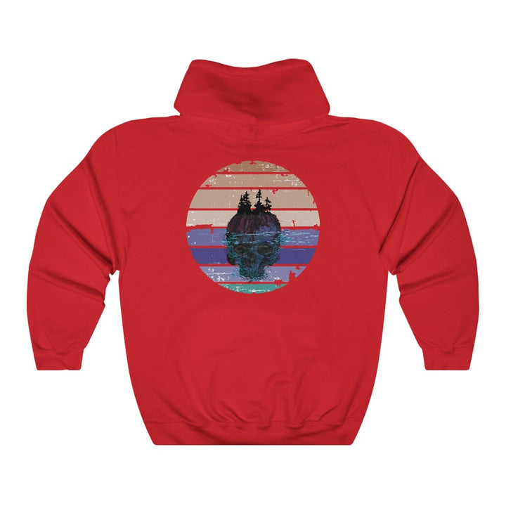 Tuff City Middle Beach Skull Hoodie