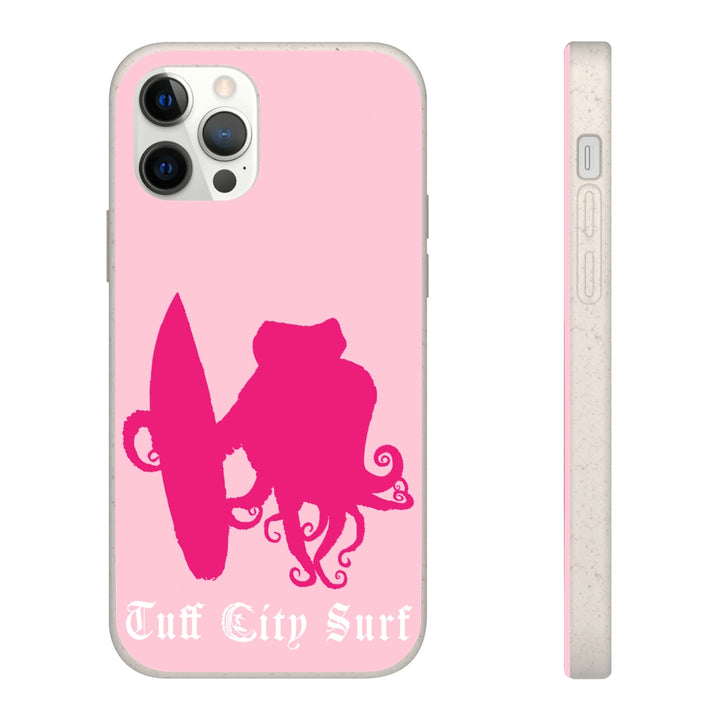 Pink Tuff City Surf Biodegradable Case