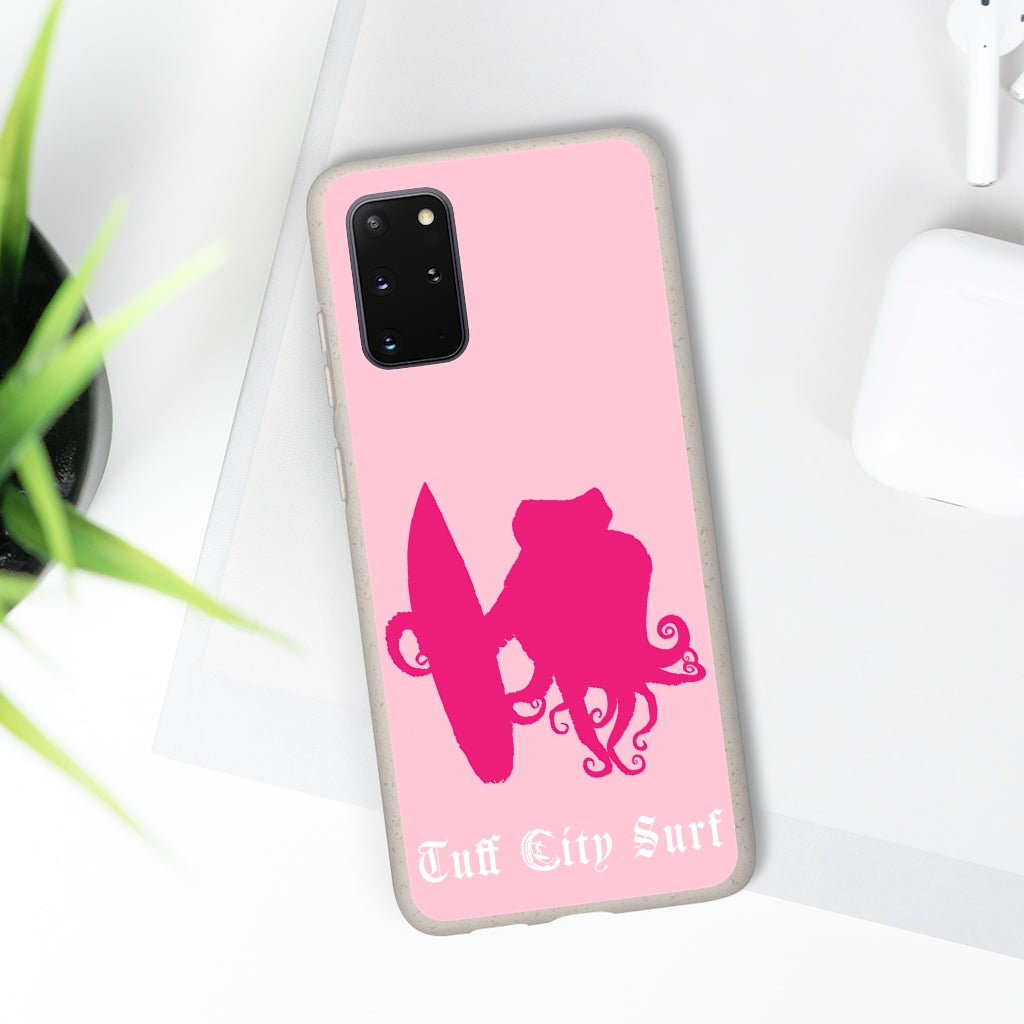 Pink Tuff City Surf Biodegradable Case