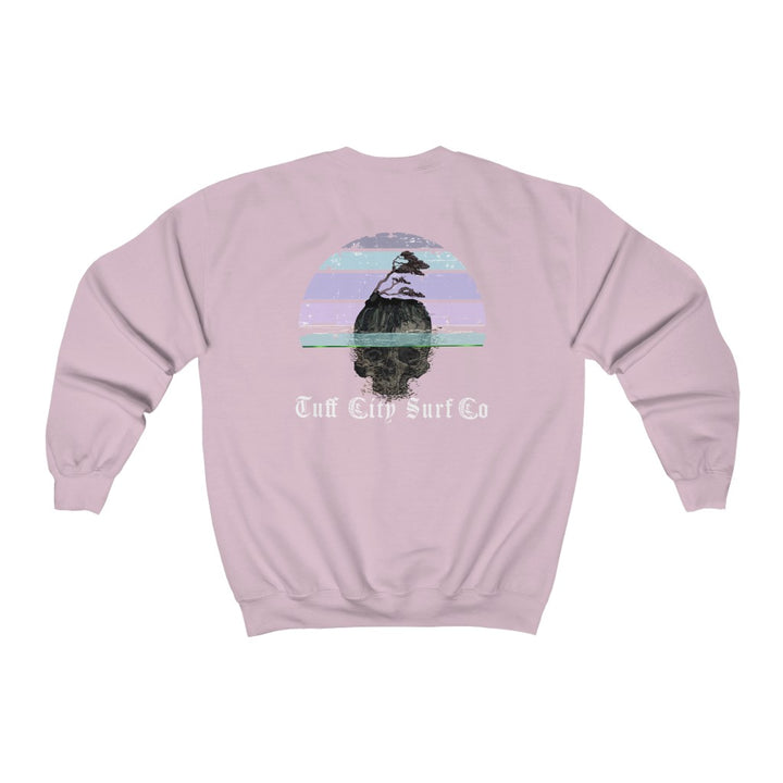 Tuff City Surf™ Skull Island Crewneck Sweatshirt