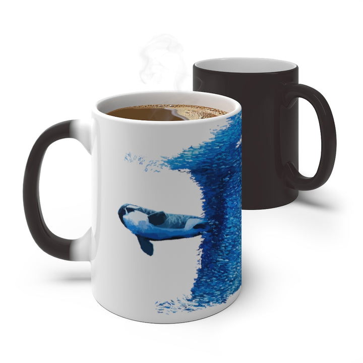 Orcas Last Meal color Changing Mug