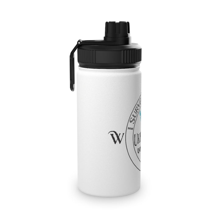 i Survived 52 Steps! Stainless Steel Water Bottle, Sports Lid