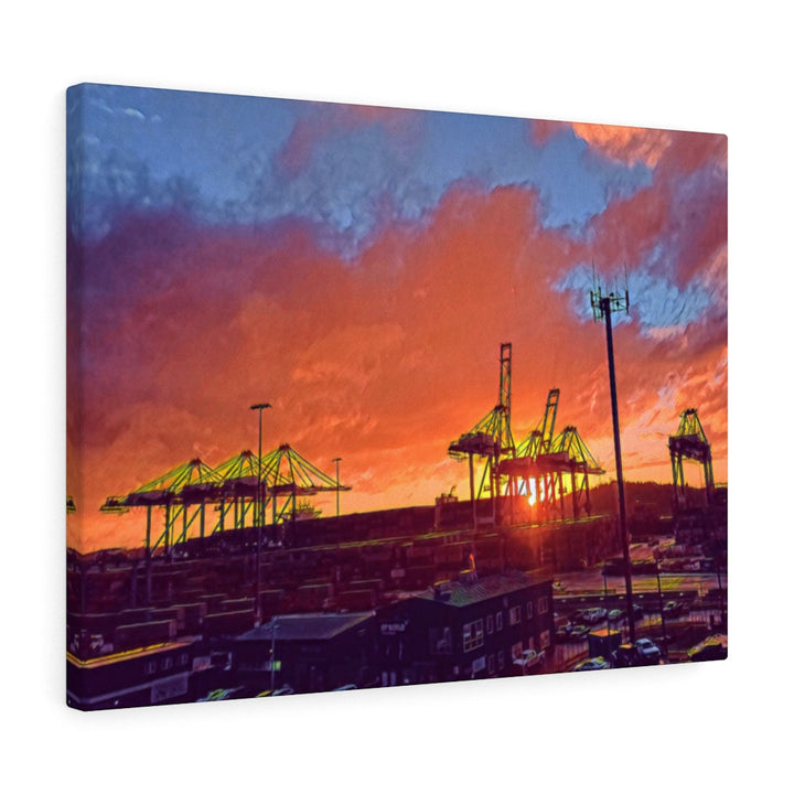 Dp Sunset Canvas Print