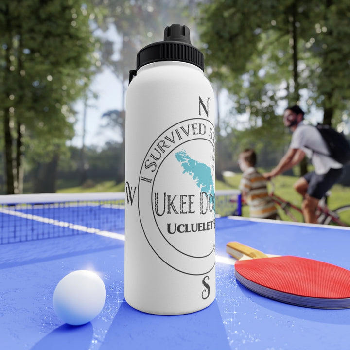 Whos eating Who? Stainless Steel Water Bottle, Sports Lid