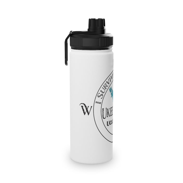 i Survived 52 Steps! Stainless Steel Water Bottle, Sports Lid