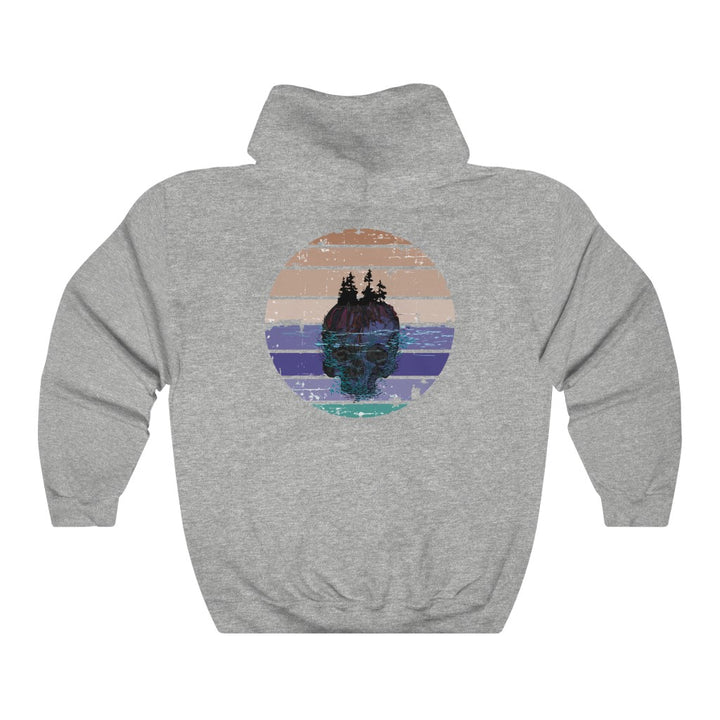 Tuff City Middle Beach Skull Hoodie