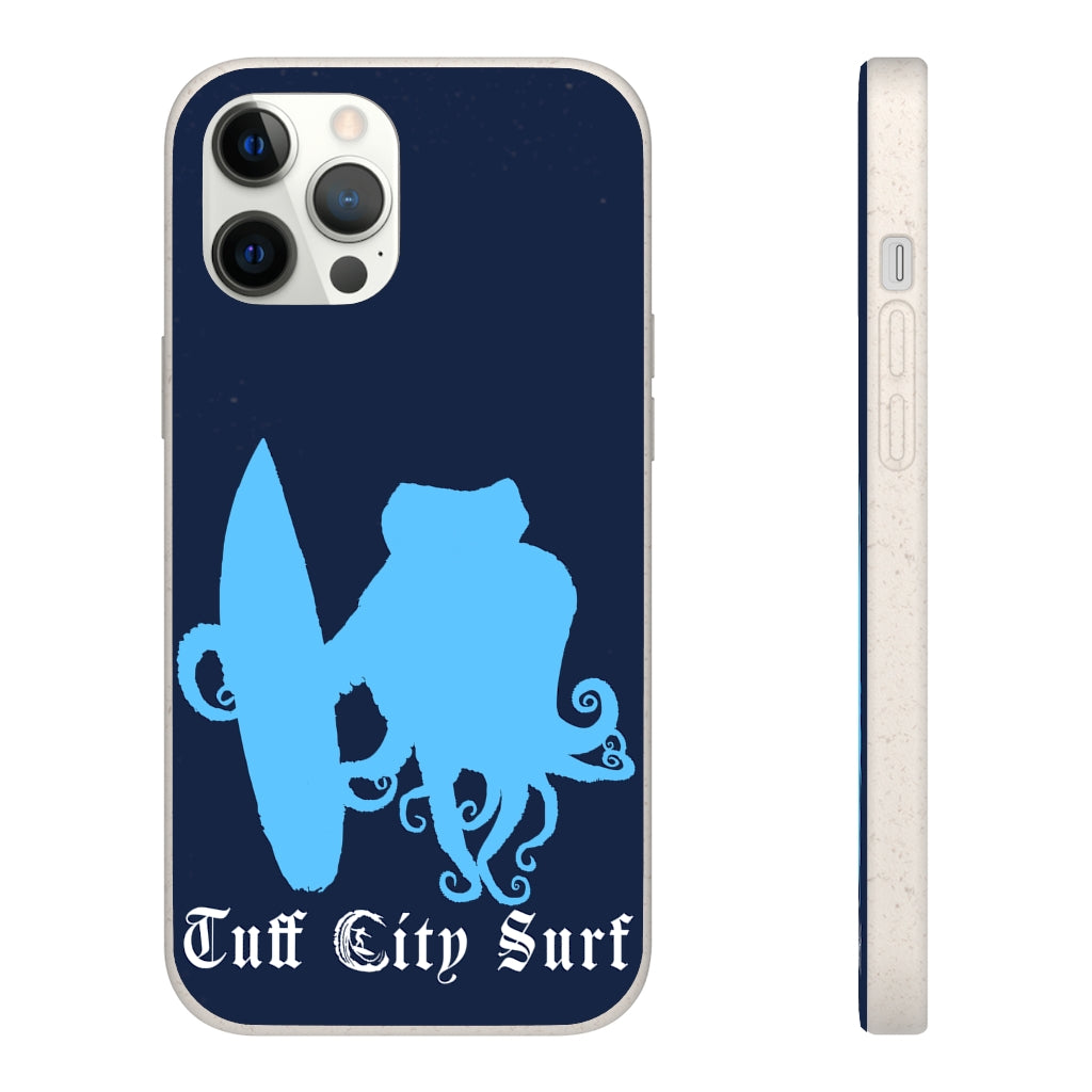 Tuff City Surf Octopus biodegradable phone case