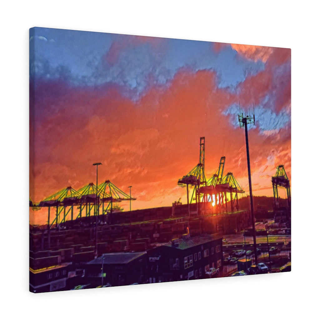 Dp Sunset Canvas Print