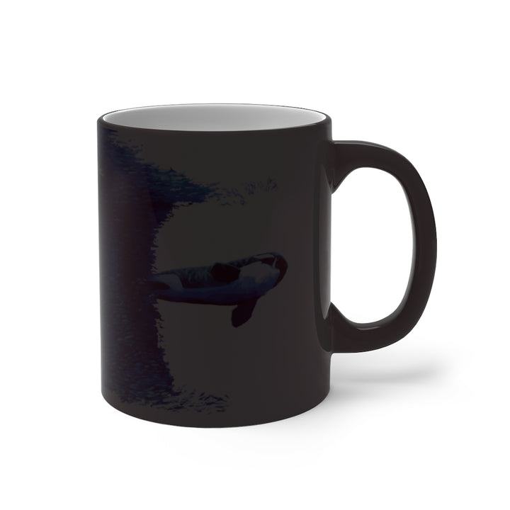 Orcas Last Meal color Changing Mug