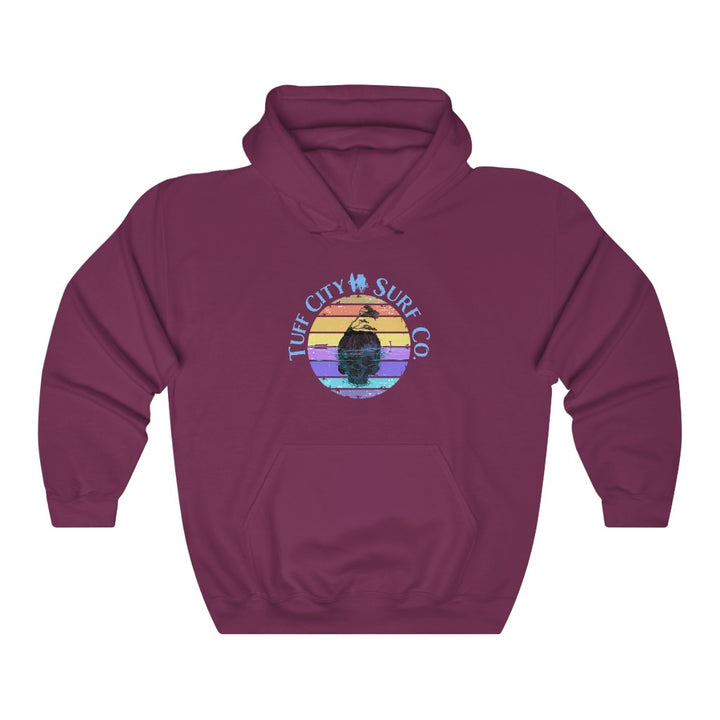 Tuff City Surf Skull island Hoodie