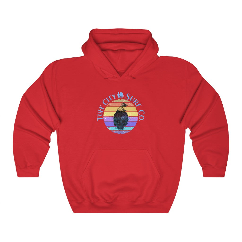 Tuff City Surf Skull island Hoodie