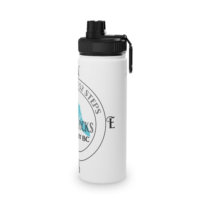 i Survived 52 Steps! Stainless Steel Water Bottle, Sports Lid