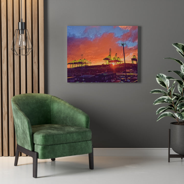 Dp Sunset Canvas Print