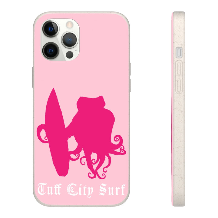 Pink Tuff City Surf Biodegradable Case