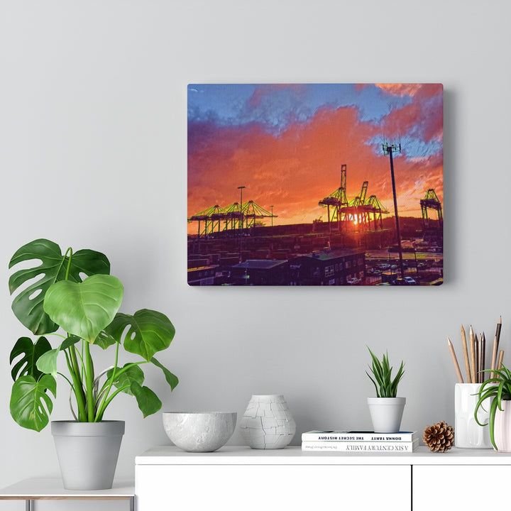 Dp Sunset Canvas Print