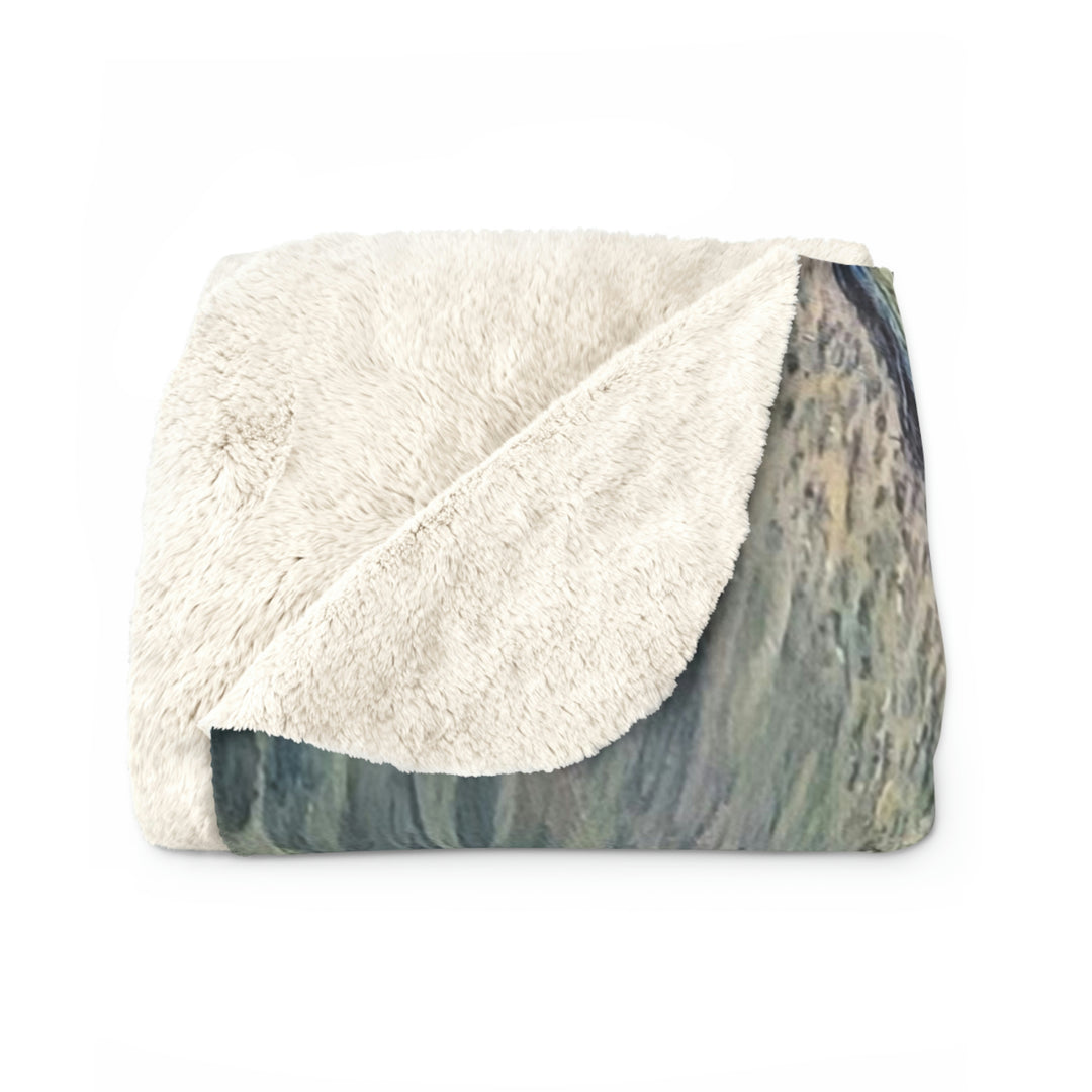 Drying light Sherpa Fleece Blanket