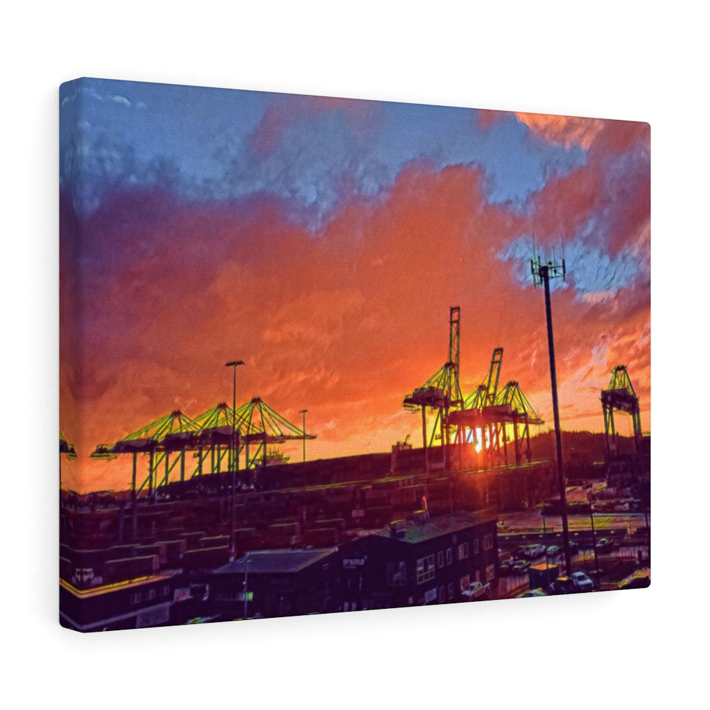 Dp Sunset Canvas Print