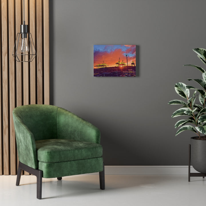 Dp Sunset Canvas Print