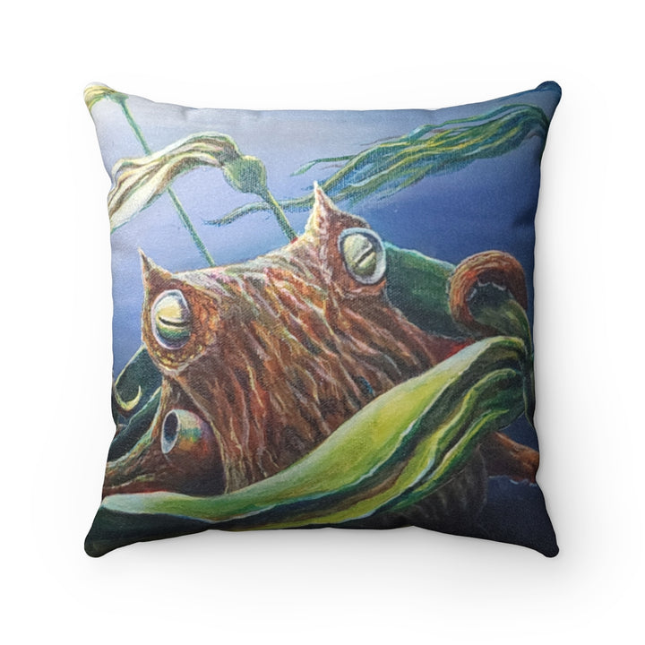 Octopus in kelp forest  Pillow