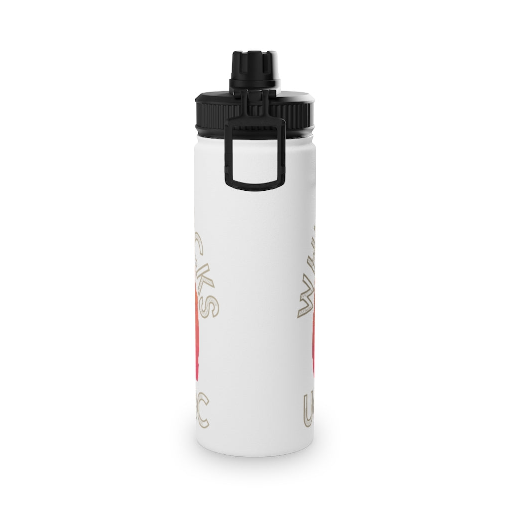 Whiskey Docks Stainless Steel Water Bottle, Sports Lid