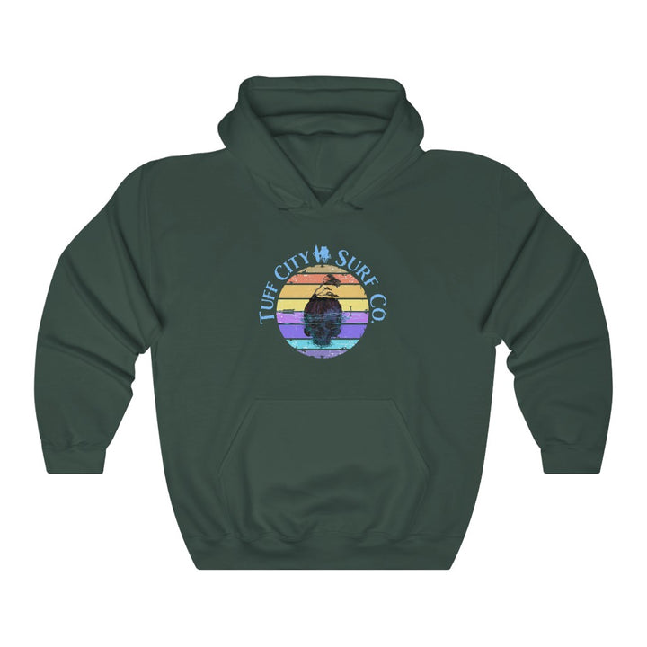 Tuff City Surf Skull island Hoodie