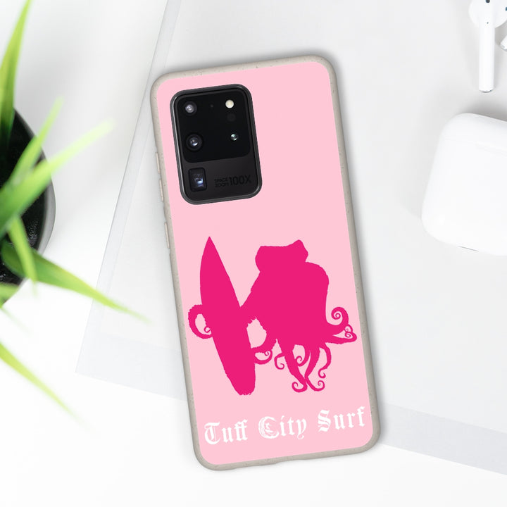 Pink Tuff City Surf Biodegradable Case