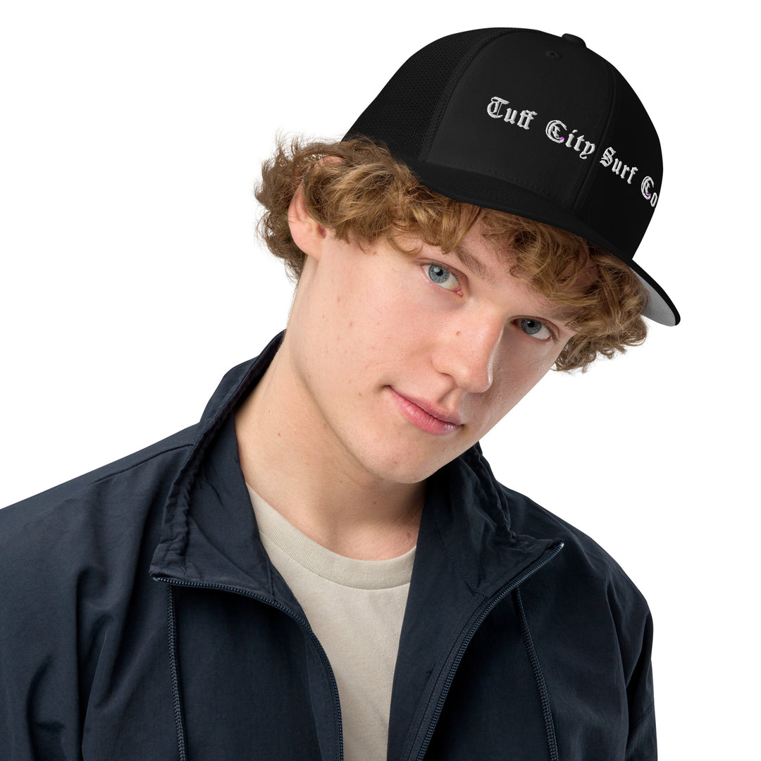 Tuff City Surf Co Closed-back trucker cap