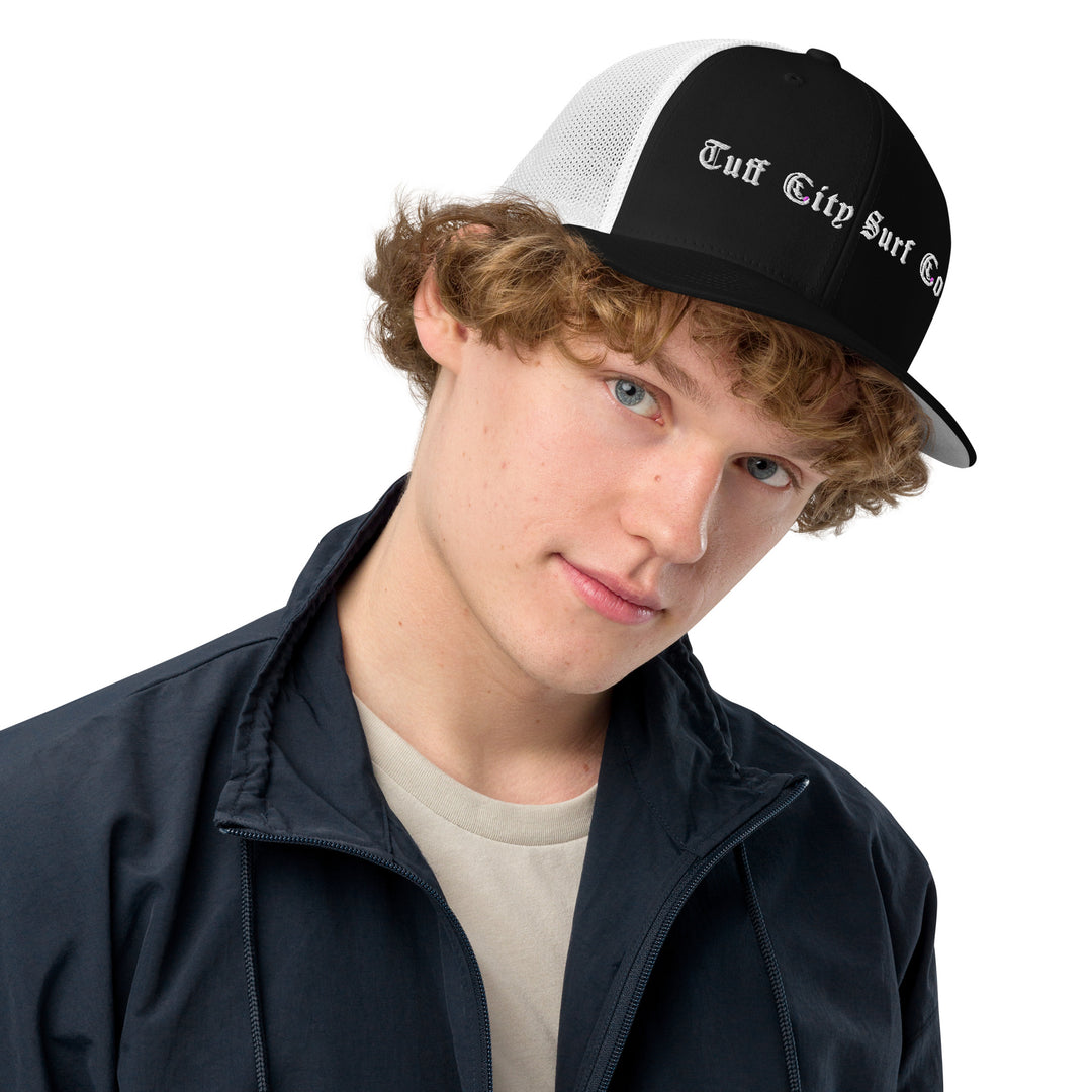 Tuff City Surf Co Closed-back trucker cap