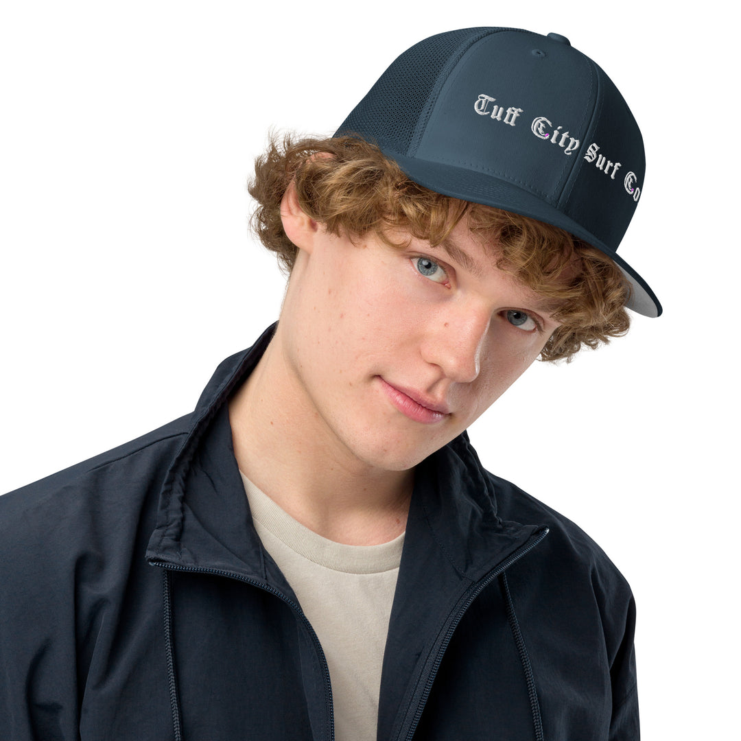 Tuff City Surf Co Closed-back trucker cap