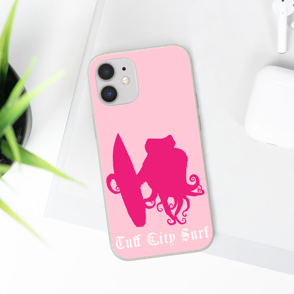 Pink Tuff City Surf Biodegradable Case