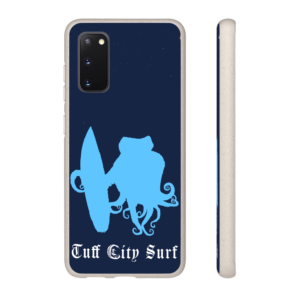 Tuff City Surf Octopus biodegradable phone case